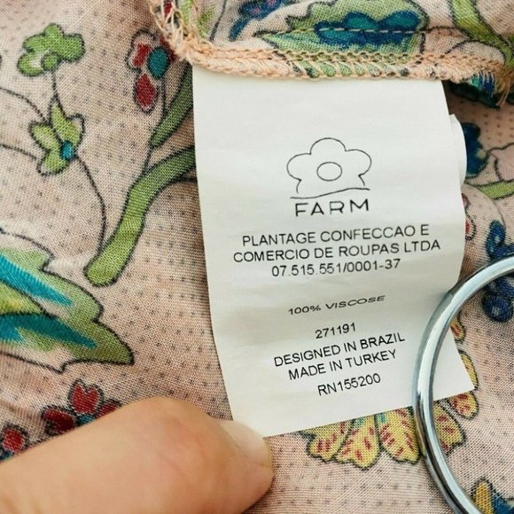 Farm Rio Women's Size Small Maxi Long Wrap Dress - Picture 9 of 9